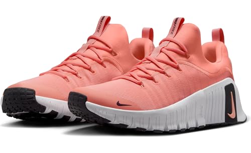 Nike Free Metcon 6 Men's Workout Shoes (FJ7127-800, Apricot Agate/White/Black) Size 13 angle 2