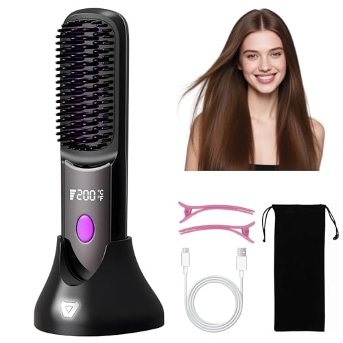 Unipampa Cordless Hair Straightener Brush