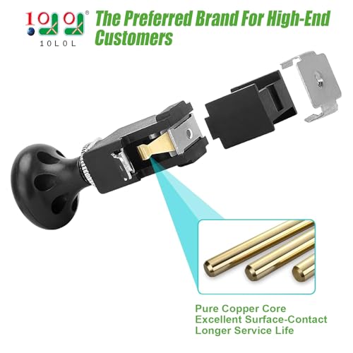 image for 10L0L Universal Golf Cart Headlight Push Pull Switch for EZGO, Yamaha,