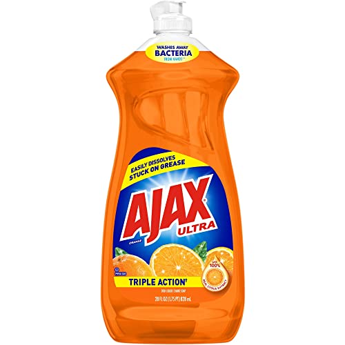 Ajax Triple Action Dish Liquid-Orange - 28 oz