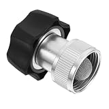 Totority Aluminum Alloy Garden Hose Connector High Pressure Steamer Wand Adapter Sprayer Part for Pressure Washer