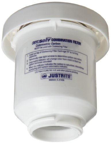 Image of Justrite Aerosolv 2-Pack Color Changing Activated Carbon Cartridge for 28227, 28229