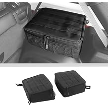 JWWY Tailgate Storage Bag Trunk Organizer Rear Door Storage Pouch Tailgate Side Tool Pocket for for 2024 Jeep Wrangler JL JLU 4door Interior Accessories 2pcs