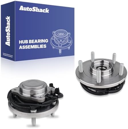 AutoShack Rear Wheel Hub Bearing Assemblies with ABS Replacement for 2012-2020 Dodge Grand Caravan 2012-2015 Ram C/V 2012-2014 Volkswagen Routan 2-PC