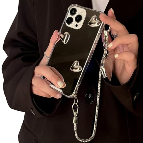 Housse antichoc pour iPhone 12 Pro étui cœur luxe