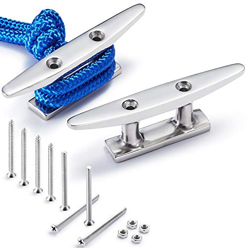 ZOMCHAIN Boat Cleat Open Base Boat Cleat 4/5/6/8 inch, Dock Cleat All…