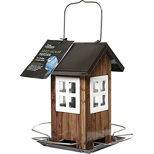 Image of Tom Chambers Seed House Feeder - Brown