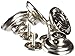 Dritz 9-65 No-Sew Dungaree Buttons, Nickel, 5/8-Inch 4-Count