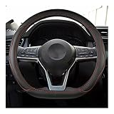 Housse Volant pour Nissan pour Rogue pour Rogue pour Sport 2016 2017 2018 2019 2020 Enveloppe Volant en Forme De D en Cuir PU pour X-Trail 2017-2020 Car Styling Caches Volant (Color : 11 Star Yellow