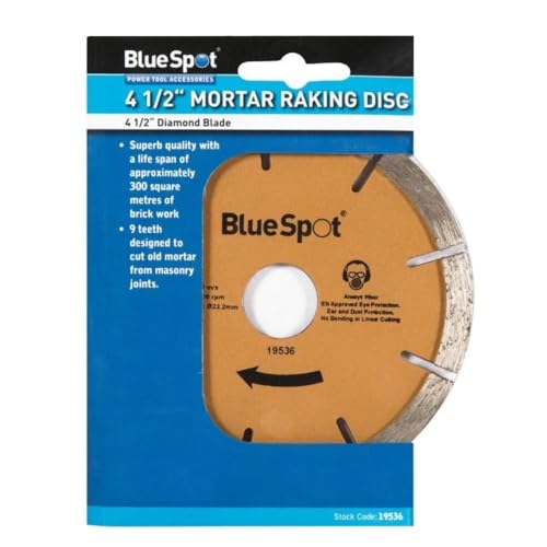 Blue Spot Tools 19536 4 1/2 Inch Mortar Raking Disc