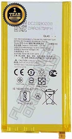 Image of GL40 Battery for Motorola Z Play XT1635 Battery with 1 Year Warranty**** (X55)