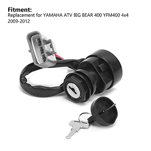 Trava de ignição, interruptor de chave de ignição durável, anticorrosão, 3 fios para motocicleta