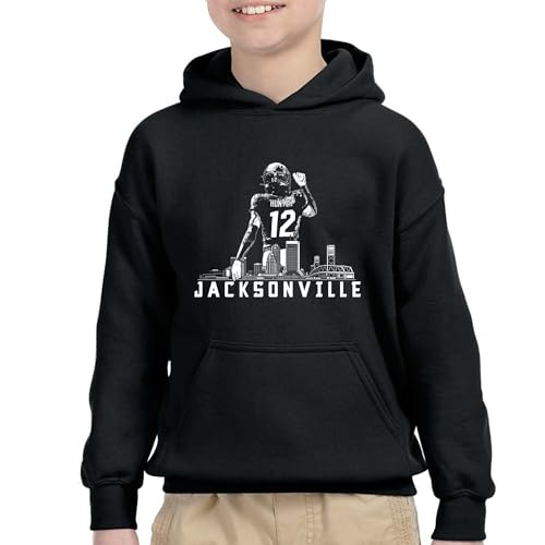 FerociTees Kids Hunter Jacksonville Boys Girls Hoodie