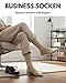 10 Paar Socken Herren 43-46 Beige Braun Baumwolle Business Socken Atmungsaktive Herrensocken (Sand Braun 43-46)