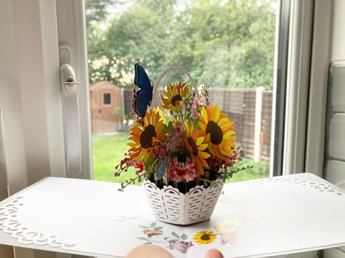 Miniatura 3 de Cutpopup Girasol - 3d Tarjeta Cumpleaños, Tarjetas Dia De La Madre, Regalos Originales Para Mujer, Regalos Para Mujer, Tarjeta De Flores, Tarjeta De Cumpleaños Sunflower Es Us8-Fl124.Es