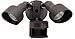 Heath Zenith HZ-5597-BZ 200-Watt Quartz Halogen Motion-Sensing Twin Security Light, Bronze