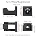 BE-TOOL Motor Mounting Bracket, BK12 Bearing End Support Block Compatible with NEMA 23 Stepper Motors/ Servomotors/ SFU1605/ 1610/ 1604/ 1616/ 1620 Mounts/Motor Brackets