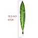 10 PCS Fake Faux Artificial Tropical Leaves Green Single Leaf for Home Kitchen Party Decorations / Warmter (Green)