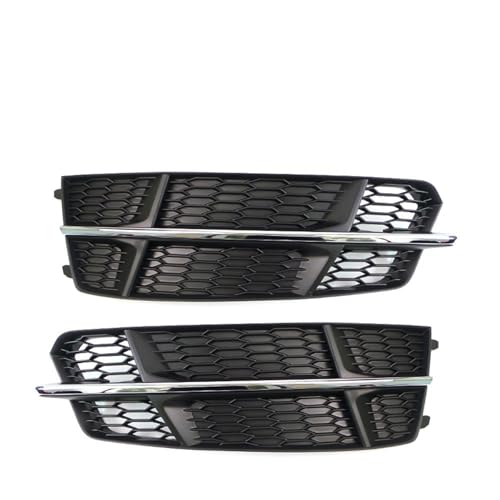 Grille de phare antibrouillard gauche et droit pour Audi A6 S-Line 2016-2018 finition chrome