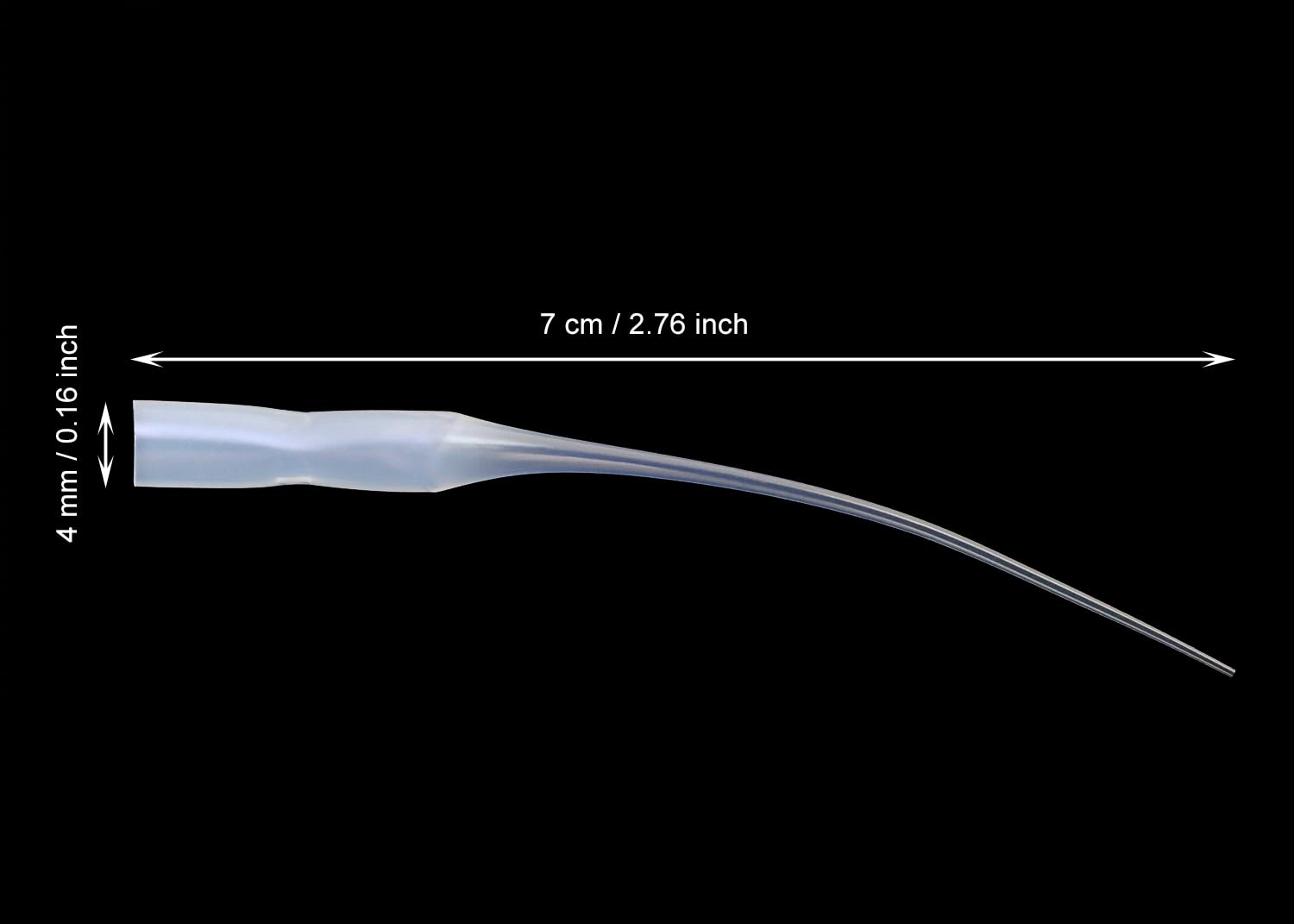 Penta Angel Glue Tips 100Pcs Plastic Nozzle Bottle Glue Micro-Tips Glue Extender Precision Applicator for Art Crafts Crafting Lab Dispensing (100)