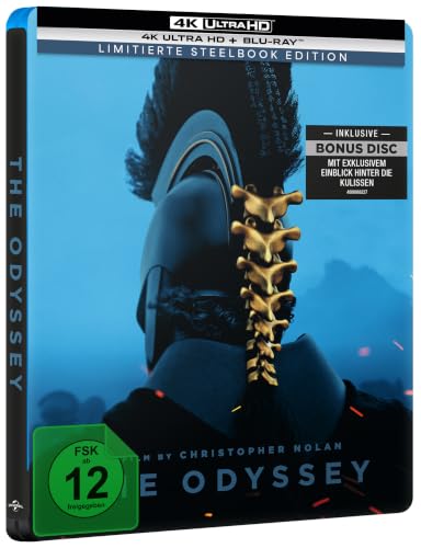 Die Odyssee (Cover B) – 4K Steelbook (UHD + Blu-ray Disc + Bonus Blu-ray)
