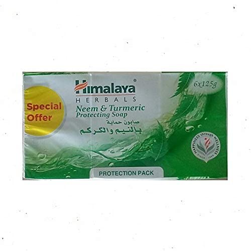 xylHimalaya Neem And Turmeric Protecting Soap 125G 6 Pcs