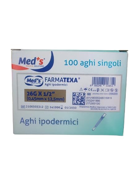 Ago 26G x 12,7 mm conf. 100 pezzi