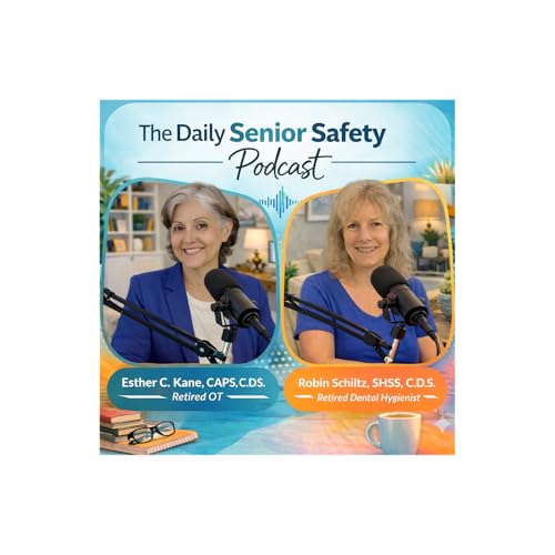 Senior Safety Advice Podcast Por Esther C Kane CAPS C.D.S. arte de portada