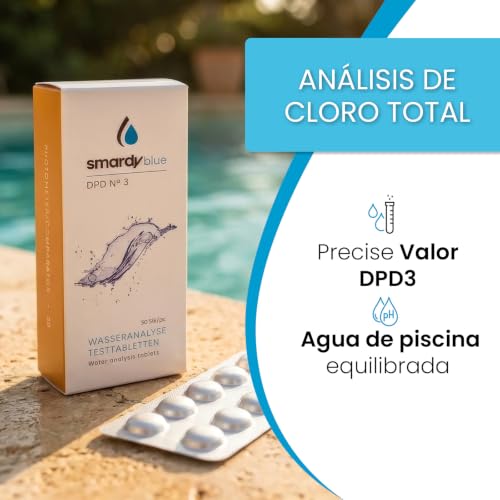 Miniatura 2 de Smardy 50 Pastillas De Prueba Dpd3 Cloro Total Para Fotómetro, Medidor De Agua Electrónico