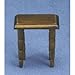 Dollhouse Miniature Rich Walnut Side Table