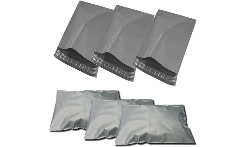 G4GADGET 50 Strong 16" X 21" Polythene Mailing Postal Bags Plastic Material Mailing Or Posting Parecels Bag for Postages Strong Self Seal