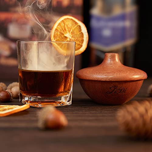 Jidi Cocktail Smoker Kit With Torch And Wood Chips-Old Fashioned Chimney Drink Smoker For Cocktails, Whiskey & Bourbon, Ideal Gifts For Men, Boyfriend, Husband, Dad (No Butane) (Xg01, Without Torch) #TOP3