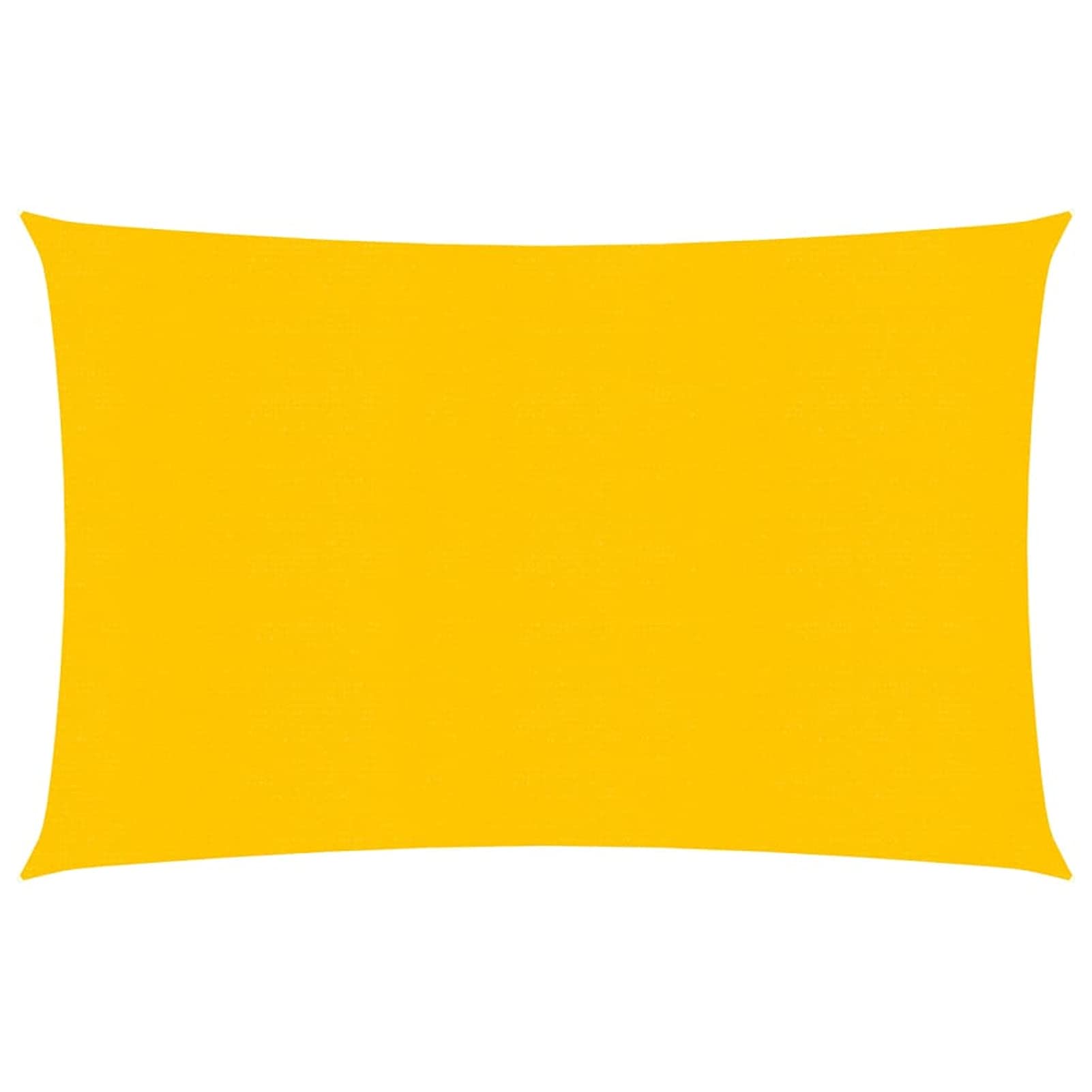 Homgoday Żagiel przeciwsłoneczny 160 g/m², żółty, 3 x 4 m, HDPE, prywatny namiot zewnętrzny