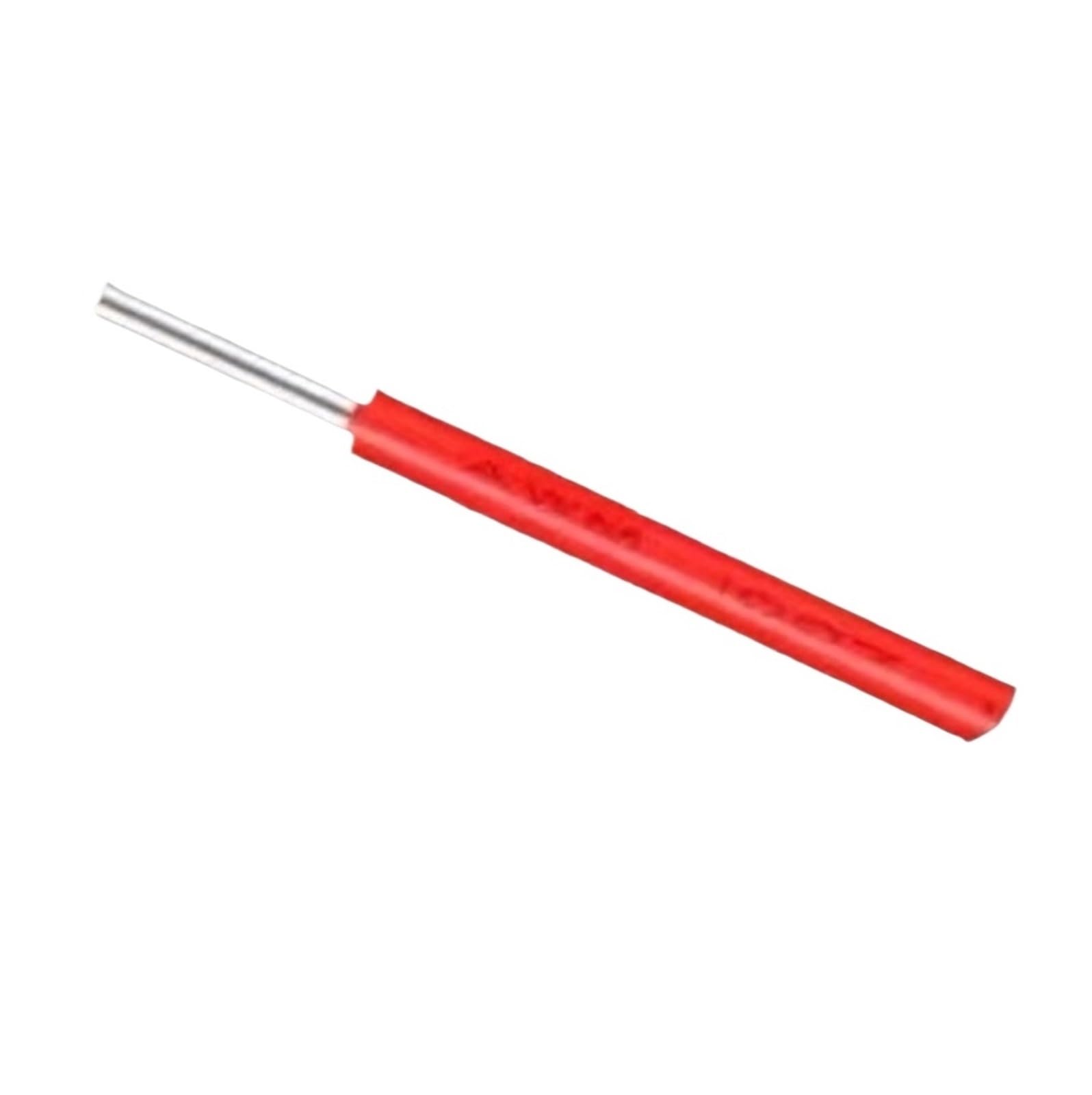 Cable de Cobre de un Solo núcleo UL1007 de 10M 26 24 22 20 18 16 14AWG Línea de Cable electrónico de Revestimiento estañado sólido con Aislamiento de PVC(Red 10m,16AWG)