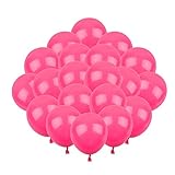 Miliocry 100pcs 5 inch Rose Red Balloons, Mini Small Rose Red Latex Party Balloons Helium Quality for Birthday Graduation Baby Shower Baseball Nautical Wedding Party Supplies Arch Garland Decorations
