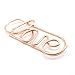 20Pcs:5 Love + 5 Heart + 5 Diamond + 5 Diamond Ring, Cute Paper Clips - Funny Bookmark Marking Clip for Office School Wedding Party Invitation Valentine Decoration - Assorted Small Planner PaperClips