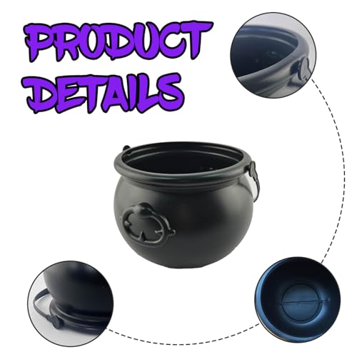 Cauldron portátil para caramelos que soluciona la recogida de dulces en Halloween 6