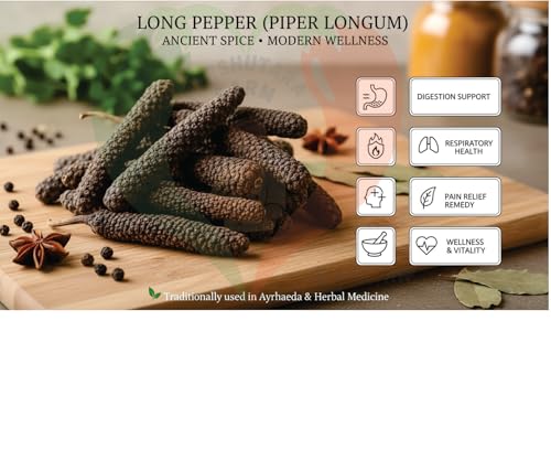 Image of Farm Whole Pipli (Long Pepper) 50g | Pippali | Premium Garam Masala Spice for Cooking & Ayurveda