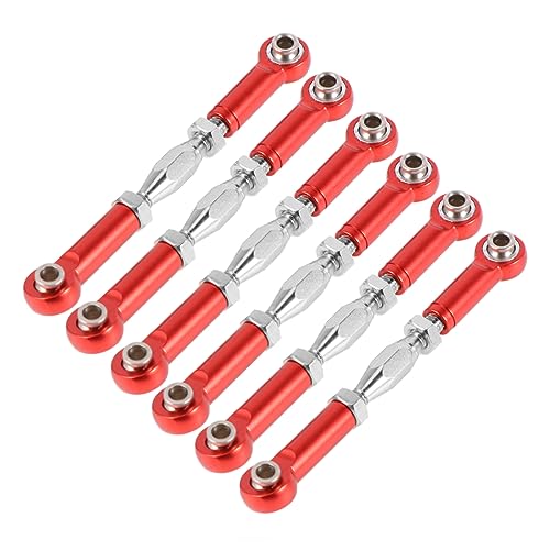 Tensor de varilla para coche RC y circuito todoterreno con varilla de metal CNC de 6 piezas