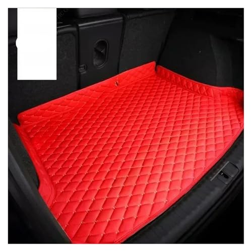 Tapis protection coffre Cayenne imperméable et lavable avec bordure rouge - 2