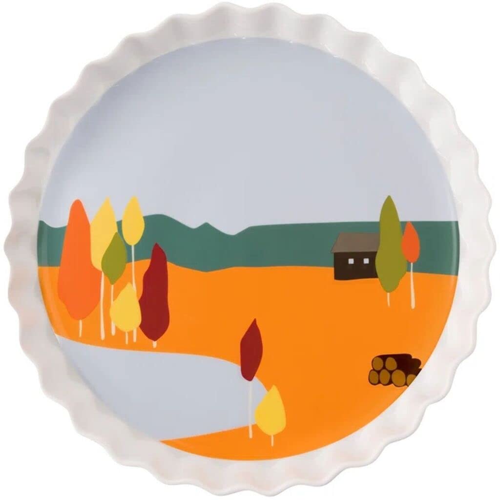DEGRENNELuxury French Round Pie Dish | Destination Foret Collection