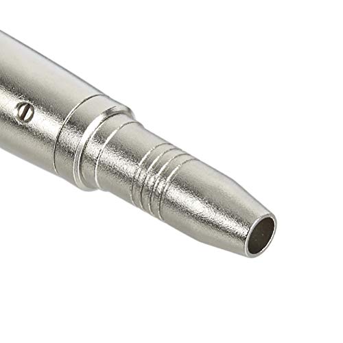 Adaptador 1/4" a XLR Macho Amazon Basics - Paquete de 2, Plateado