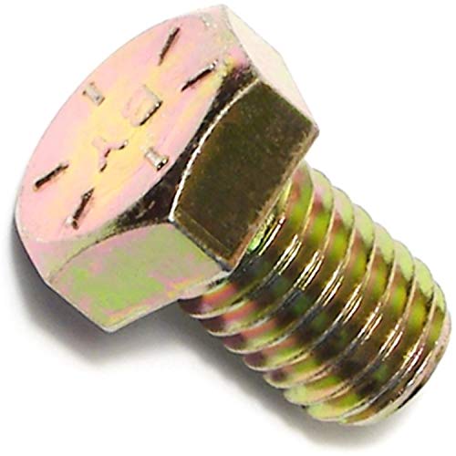 Hard-to-Find Fastener Grade 8 Hex Cap Coarse Large Bolts, Bulk Pack, Steel Hex Bolts for Construction, Home Improvement, 1/2-13 x 3/4, Pack of 25