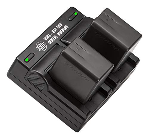 BM Dual Charger and 2 Batteries for Panasonic Cameras