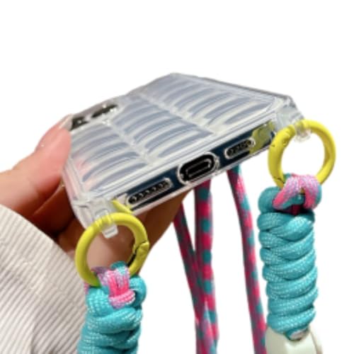 CLAFTLAB SAIL クリア ウェーブ シャカシャカケース iphone おしゃれ 韓国 iPhoneケース アクスタ収納 推し活にぴったり 手にフィット 透明 可愛い シンプル ぽこぽこスマホケース (15)