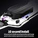 Exway Flex Paragon Electric Skateboard Longboard with Rexus Remote, Bifrost 2.0 Lighting System, Top Speed of 31 Mph, 34 Miles Range, Elastic Composite Deck, Electric Longboard for Adults & Youths