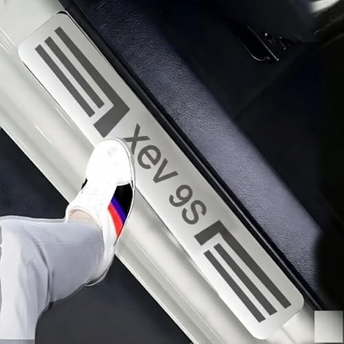 Image of Door Sill /Foot Step Stainless Steel Plates with Mahindra XEV 9S (Set of 4 Pcs)
