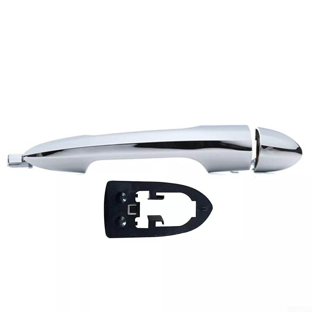 Yuanpgky Car Door Handle, OEM Replacement Pull Handle For Alfa Romeo Giulietta And Mito, Anti ABS Material, Silver