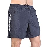 Emporio Armani Intimates Herren Badeshorts Eagle Embroidery, Blau (Marine), Gr. Large (Herstellergröße:50)