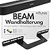 Produktbild Soundbar-Halterung für Sonos Beam, kompatibel mit Generation 1 & 2 Sonos Beam Soundbar, inklusive allem notwendigen Montagematerial, Halterungen Halterung, Schwarz